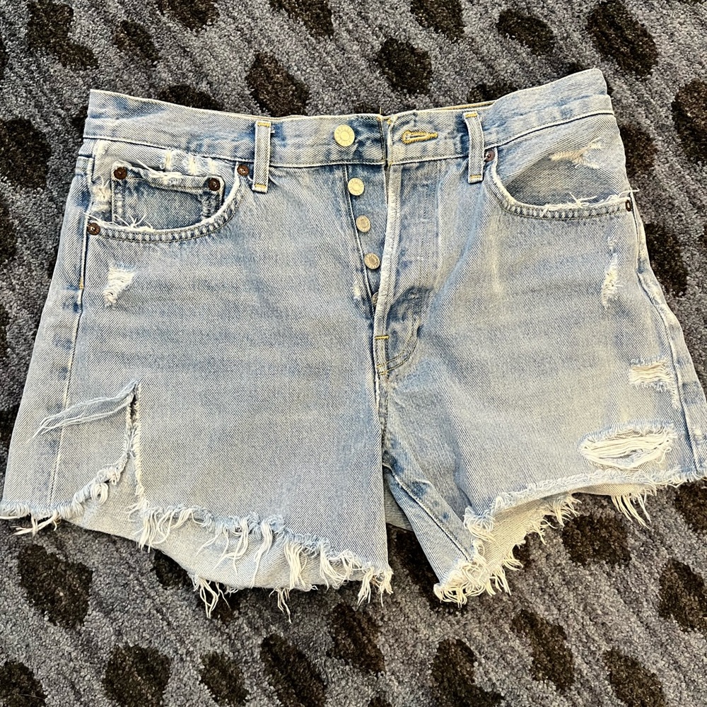 Agolde Parker Long - 28 Jean Shorts - Swampmeet